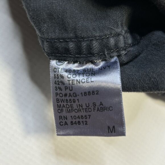 AG Adriano Goldschmied The Robyn Cropped Gray Denim Stretch Jacket Size M P17134 - Picture 8 of 13